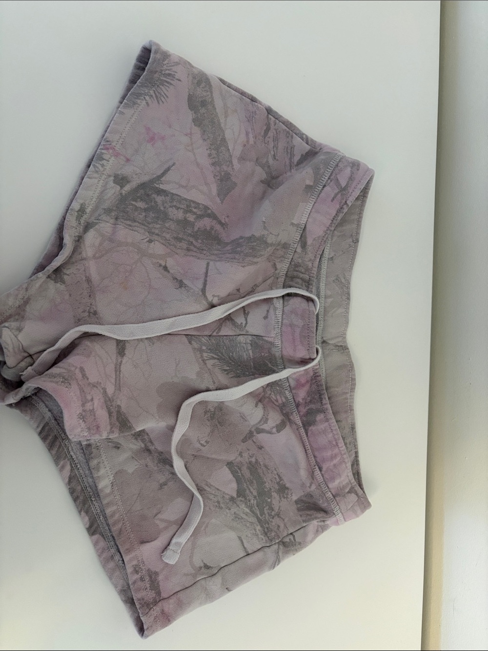Hollister Pink Camo Athletic Shorts